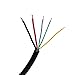 ALEKO LM150 5-Core Wire A Cable 5 Conductor (2 x Gauge 16 & 3 x Gauge 18) Strand- 24 feet