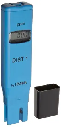 Hanna HI98301 New DiST1, Waterproof TDS Tester with ATC, 1999 ppm (mg/L)