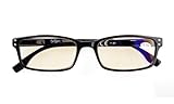UV Protection,Anti Blue Rays,Reduce Eyestrain,Computer Reading Glasses Men Women
