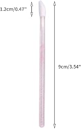 G2PLUS 100 PCS Lip Brushes Pink Lip Wands Crystal Lipstick Applicators view 5