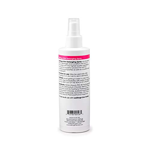 Detangler Spray 8oz | Best Kids Hair Detangling | Leave-in Conditioner & Head Lice Deterrent | Natural, Sulfate-Free, Made in The USA