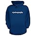 BH Cool Designs #Petrography - Graphic Hoodie Sweatshirt, Blue, Medium