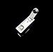 Bugatti B-2002 Butane Cigar Torch Lighter Dual Flame (Dual Torch, Brushed Silver)