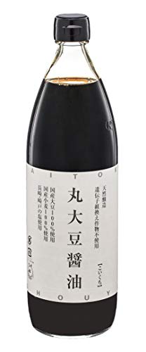 大徳醤油 丸大豆醤油 900ml