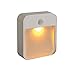 Beams MB720A 20 Lumen Amber LED Sleep Friendly Wireless Battery Powered Motion Sensing Nightlight, 1-Pack, White