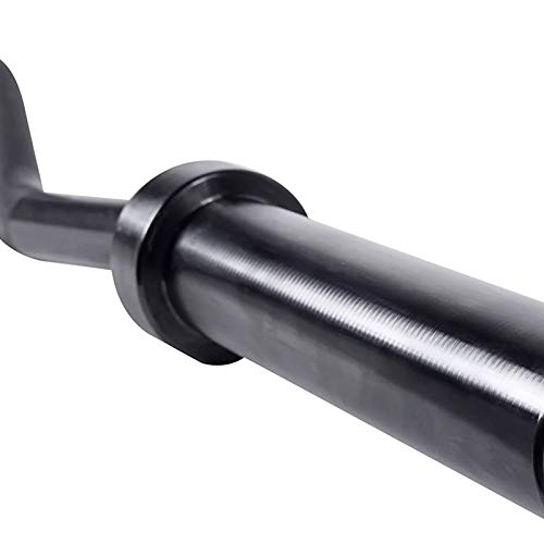 47-KurzhantelstangeCurlhantel-HantelstangeCurlstangeLanghantelstangeVerchromt-und-Geraendelt-mit-Federverschluessen-rutschfest-Hantel-Curlstange-SZ-StangeOlympia-HantelstangeSchwarz