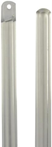 24" in Long Blind Tilt Wand - Rod - Replacement - Great for Home, Office or RV - (2 Pieces per Pack) - Clear
