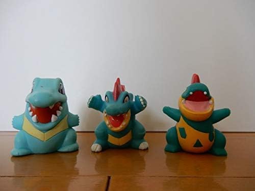 Amazon ポケモンキッズ指人形フィギュアワニノコと進化形アリゲイツオーダイルの3個セット ロボット 子ども向けフィギュア ホビー