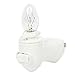 Elanze Designs As for Me and My House Ceramic Stoneware Electric Plug-in Outlet Wax and Oil Warmer