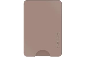 VELVET CAVIAR compatible with MagSafe Wallet - Magnetic Card Holder Wallet for iPhone 12/13/14/15 (Cashmere Taupe Brown)