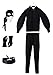 Fun Costumes Menâ€™s Princess Bride Westley Costume, Adult Officially Licensed - Large - Black