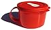 Tupperware Crystalwave Soup Mug Holiday Red 2 Cup