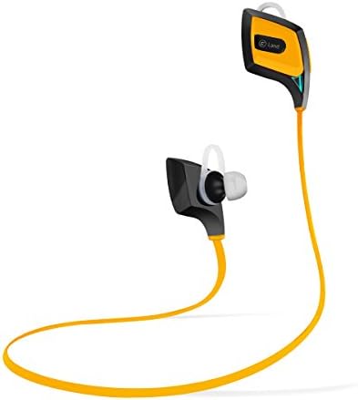 CMR,Newer Model Wireless Sport Bluetooth Earphone V4.1 Fashion Headset Music Headphone for iPhone Samsung LG HTC and Other Bluetooth Device(Orange)