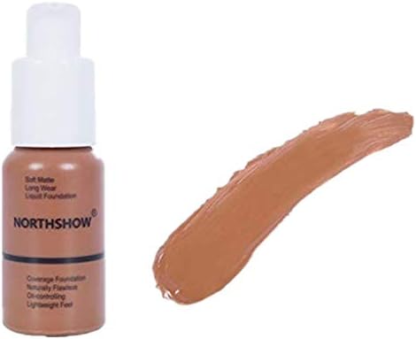 PHOERA Foundation, ForgetMe Concealer Foundation Full Coverage Flawless New 30ml PHOERA 24HR Matte Oil Control Concealer Liquid Foundation, Long Lasting Waterproof Matte Liquid Foundation,106 WARM SUN