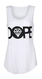 Forever Womens Sleeveless Dope Diamond Print Racer Back Vest Top
