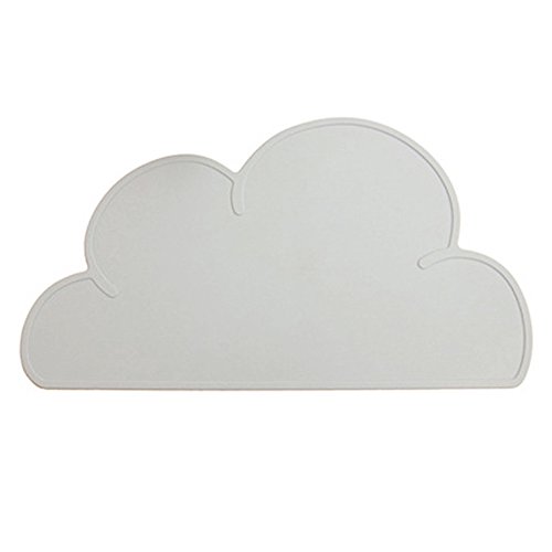 DesignSter Pet Food Tray - Top Grade Cloud Silicone Dog Cat Feeding Mat Anti-Slip Waterproof Bowl Pl - //medicalbooks.filipinodoctors.org