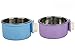Yusenpet Cage Feeder Bowl for Small Pet, Food Water Feeder Bowl Dish with Bolt Holder for Pet Dog Cat Bird