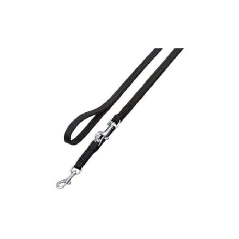 Flamingo Dog Training leash Memphis Black 2m 18mm