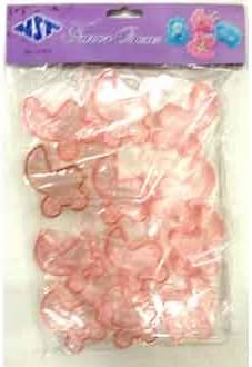Plastic Baby Carriage Box 2.75x2.75x1 1 [Contains 2 Manufacturer Retail Unit(s) Per Amazon Combined Package Sales Unit] - SKU# 1620-CL-PINK