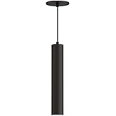 Maxim Lighting 86437ABZ Calibro - 7W 1 LED Outdoor Pendant-15 Inches Tall and 2.5 Inches Wide, Finish Color: Architectural Br
