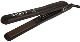 BIBASQUE Belle Femme 1.25" Metallic Black Ceramic Ionic Flat Iron