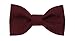 Toddler Boy 3T 4T Burgundy Red Clip On Cotton Bow Tie Bowtie by amy2004marie