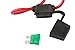 WirthCo 31820 Battery Doctor in-Line Water-Resistant ATO/ATC Blade Fuse Holder with Cover 12 AWG