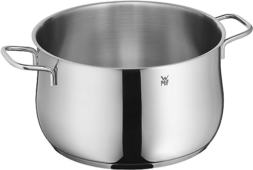 Diadem Plus Casseruola alta con coperchio, in acciaio INOX 18/10, 24 cm