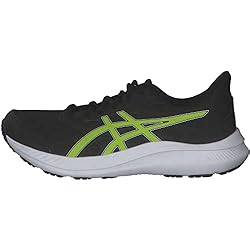 ASICS Men's Jolt 4 Sneaker, Black Lime, 7.5
