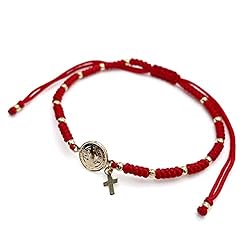 CRUZONE St Benedict Medal Adjustable Red String