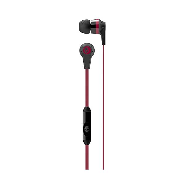 Skullcandy-Inkd-20-Wired-Earbuds-with-In-Line-Microphone-and-Remote-Tangle-Reducing-Flat-Cable-Noise-Isolating-Supreme-Sound-with-Powerful-Bass-and-Precision-Highs-BlackRed Skullcandy Ink'd 2.0 Wired Earbuds with In-Line Microphone and Remote, Tangle-Reducing Flat Cable, Noise-Isolating…