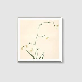 Framed Canvas Home Artwork Decoration Beautiful Flower Canvas Wall Art for Living Room, Bedroom - 16x16 inches