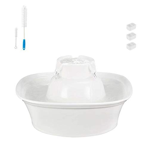 Vekonn Porcelain Cat Water Fountain Filters Pack, 8 Carbon Filters and