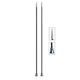 Knitter's Pride Free Gift Bundle: Karbonz Single Point 10-inch (25cm) Knitting Needles; Size US 4 (3.50mm) 110247