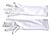 Girls Tea Party Stretch Polyester Long Dress Gloves Set of 4 White Childrens Butterfly Twinkles