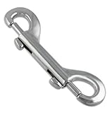 ProTool - Double Ended Snap Hook, Nickel Plated, Length Overall (3 1/2 Inches) (6-Pack)