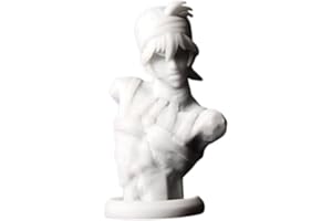 QAHEART Narancia Ghirga Figure Bust Resin Model Unpainted 1/10 Anime Resin Figure Statue Bust Model, DIY Paintable, Handmade Collectible Desktop Display Car Decoration