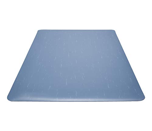 Guardian Marble Top Anti-Fatigue Floor Mat, Vinyl, 3'x5', Blue - Thumbnail 5
