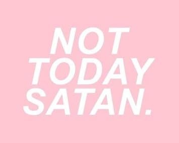 Amazon Com La Stickers Not Today Satan Sticker Graphic Auto