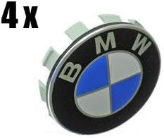 Wheel Center hub Caps w / Emblems (SET 4) for e36 e38 e39 e46 e53 e60 e61 e63 e64 e65 e66 e70 e71 e72 e82 e83 e85 e86 e88 e89 e90 e91 e92 e93 f01 f02 f07 for BMW