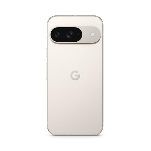 Google Pixel 9 – Android-Smartphone mit Gemini ohne SIM-Lock, erweiterte Kamerafunktion, 24 Stunden Akkulaufzeit und EIN 6,3 Zoll großes Actua-Display – Porcelain, 256GB