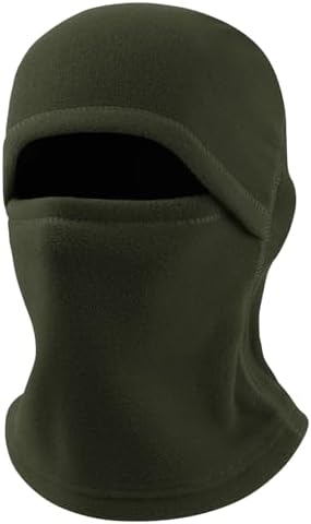TOP HEADWEAR 3-Hole Ski Face Mask Balaclava, Forest Green at