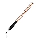 Mixoo Capacitive Stylus Pen,Disc & Fiber Tip 2 in 1 Series,Real Pen Size,Fine Point Stylus Tip,High Sensitivity & Precision,Universal on ipad Stylus,iphone stylus and other Touch Screens (Rose Gold)