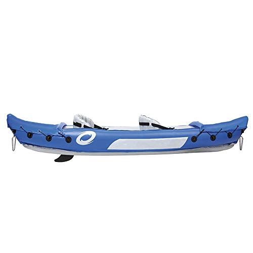 ZHBD Aufblasbare Schlauchboot-Ruderboote Doppel Kanu Rafting Kajak Aufblasbarer Schlauchboot verdickte Fischerboot Blau… – Bild 5