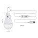 Tento Lighting USB Bulb USB-Powered LED Light Three Color Change, 40 Watts Replacement Portable Hanging Bulbs Camping Fishing Beach Tent Dormitory Energy Saving Led Lightbulb