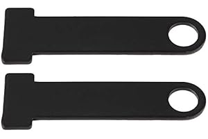 Motorcycle Helmet Lock,Stainless Steel Helmet Strap D Ring Lock Universal for Helmet Parts (Black