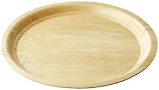 Bamboo Studio 13-1/4-Inch Round Tray, 2-Pack, Natural Color