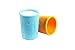 Kinderville Bigger Bites Silicone Cups, Set of 2 in Blue/Orange
