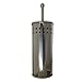 Toilet Plunger with Concealed Holder, Durable Plunger for Toilet, Plungers for Bathroom, No Splash Back, Long Handle, Punch Line Toilet Plunger and Holder for Bathroom - Chrome Finish