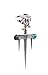 Gilmour Heavy Duty Circular Water Sprinkler with Spike Base, Rotating Sprinkler Head with Adjustable Spray Pattern, Lawn Sprinkler for Large Area Coverage
